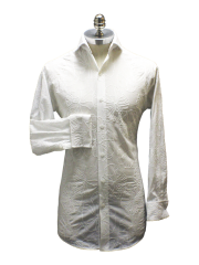 White Embroidered